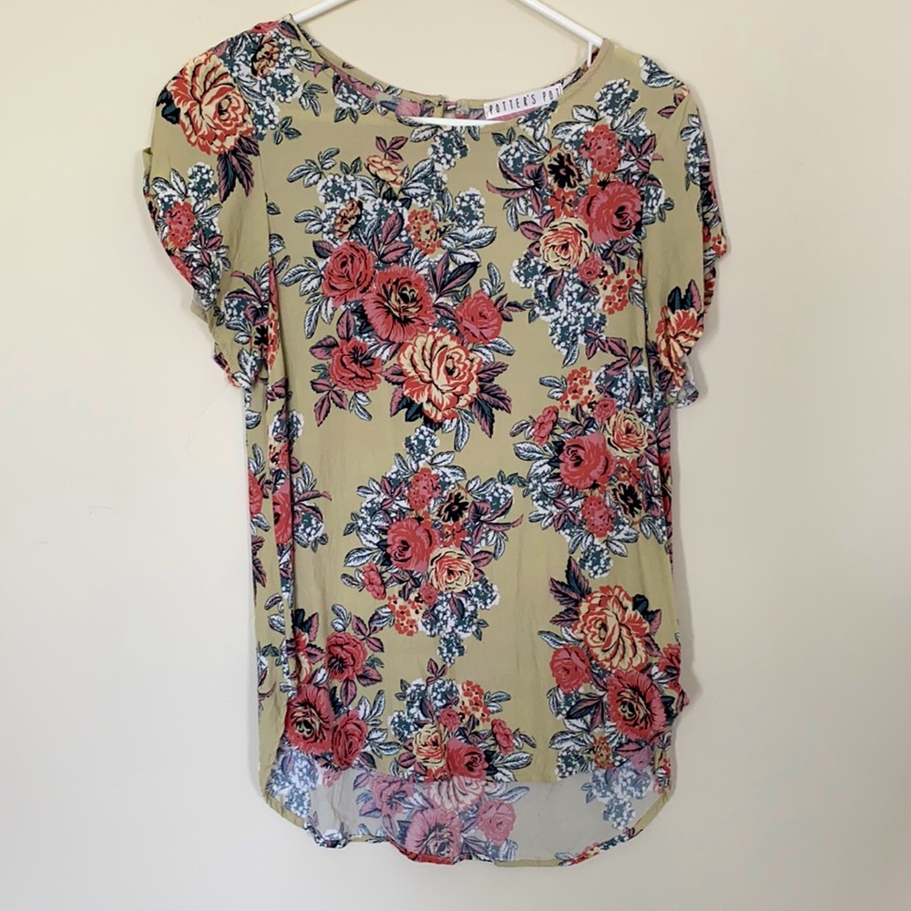 Potter’s Pot Floral Blouse
